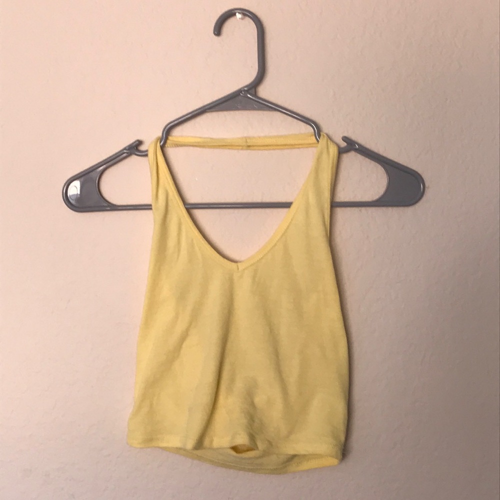 Yellow Halter Top from Tillys